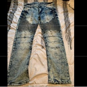 Men moto jeans 36